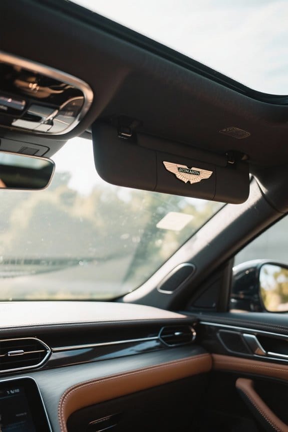 aston martin dbx sun visor