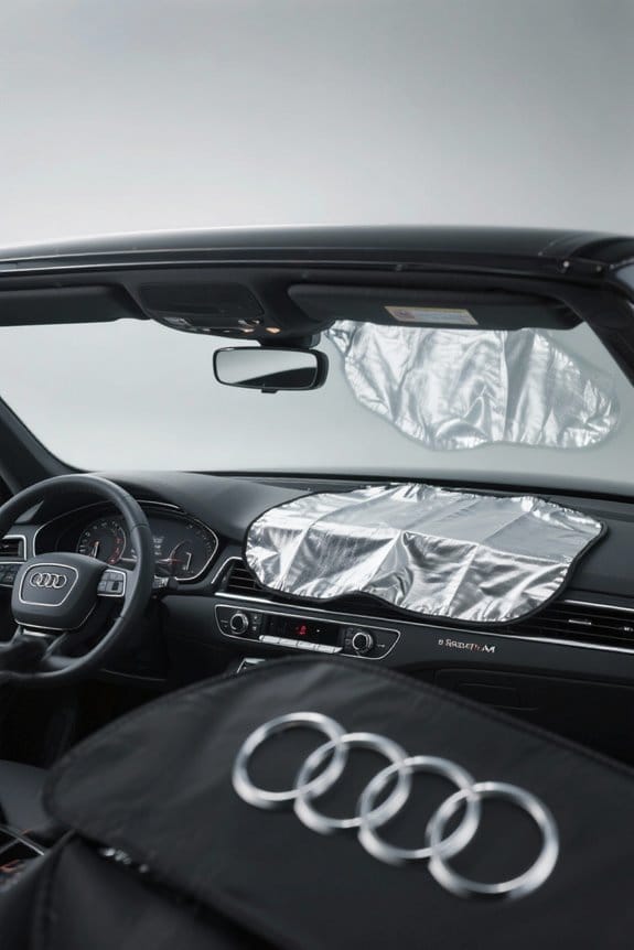 audi a4 sun shades