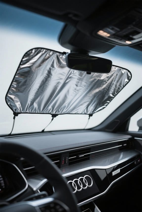 audi prestige sun visors