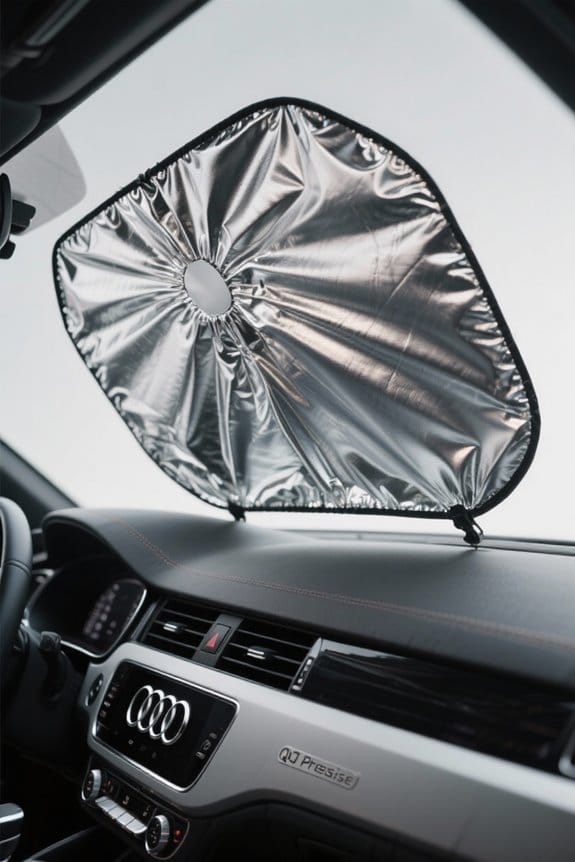 audi q3 prestige windshield shades