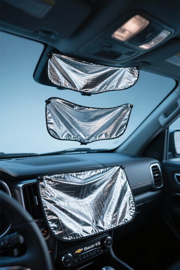 chevrolet blazer k5 windshield shades