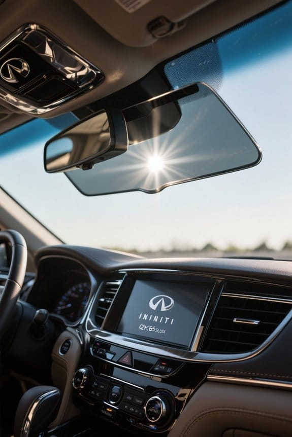 choosing infiniti qx60 sun visor