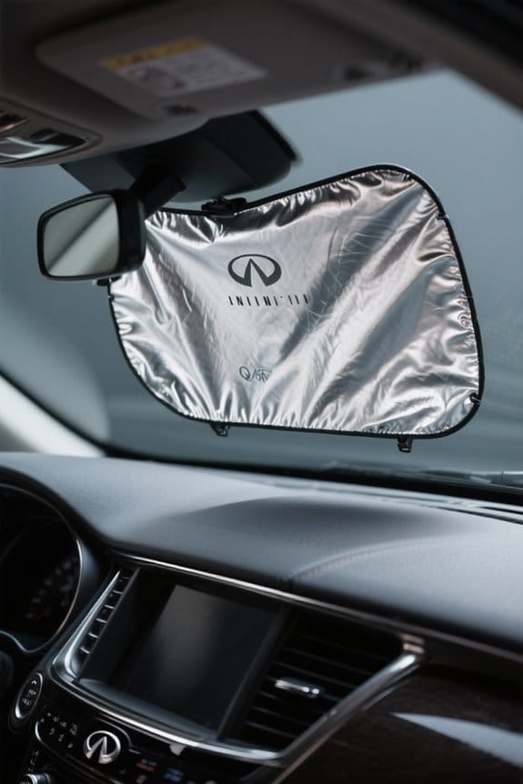 infiniti qx60 sun visors