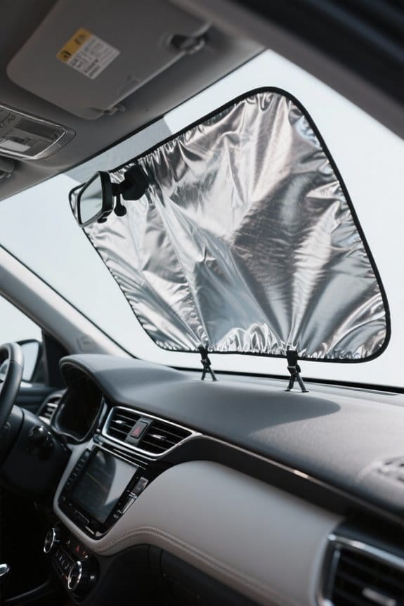 kia rio sun visors