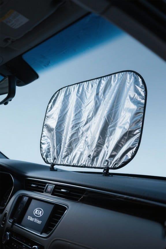 kia sportage windshield sun shades