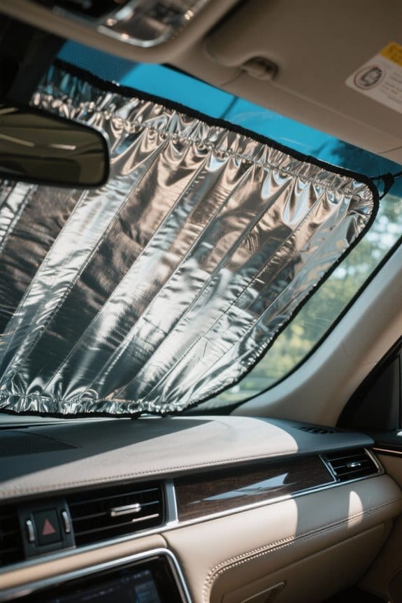 reflective sun shades effectiveness