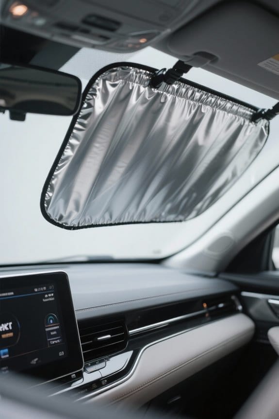 sun shades and temperature