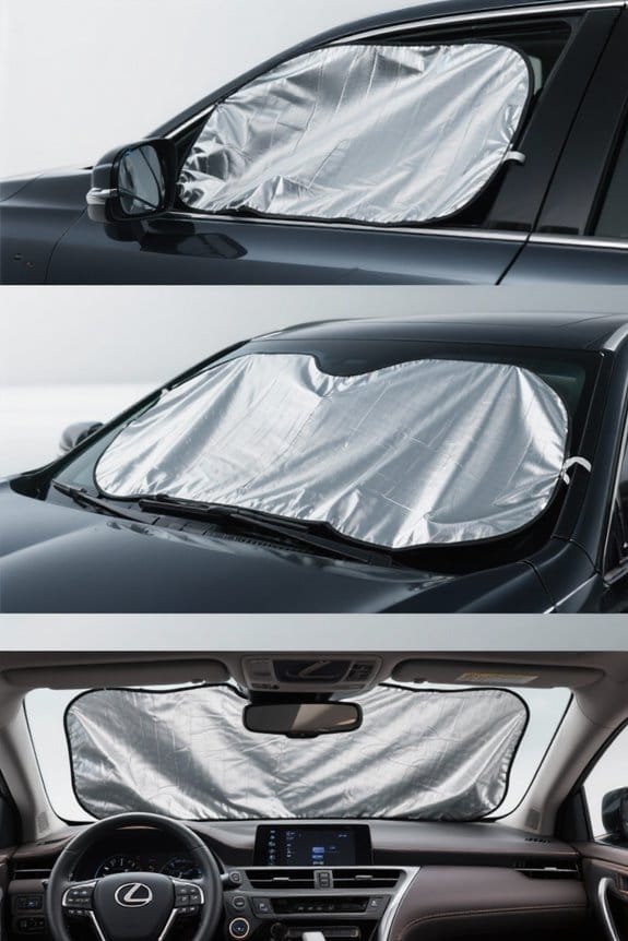 top lexus nx sun shades