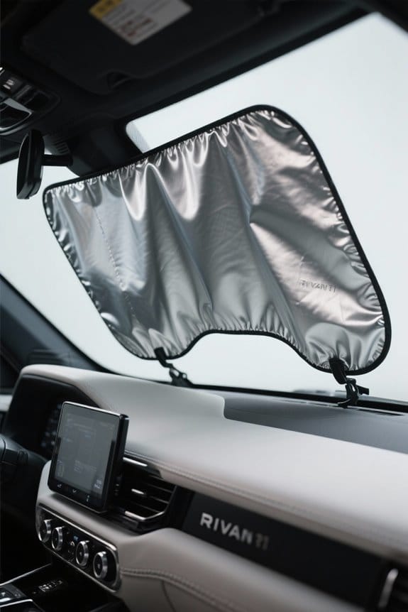top rivian r1t sun shades