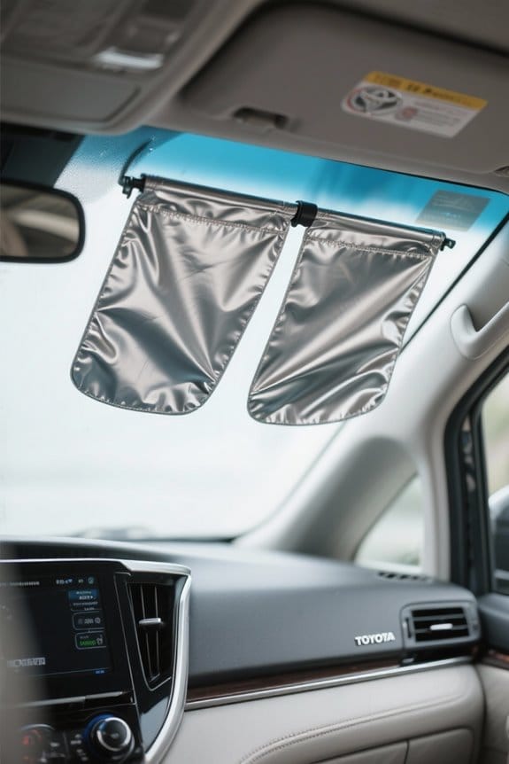 toyota previa sun visor recommendations