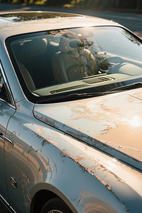 uv damage harms automotive paint