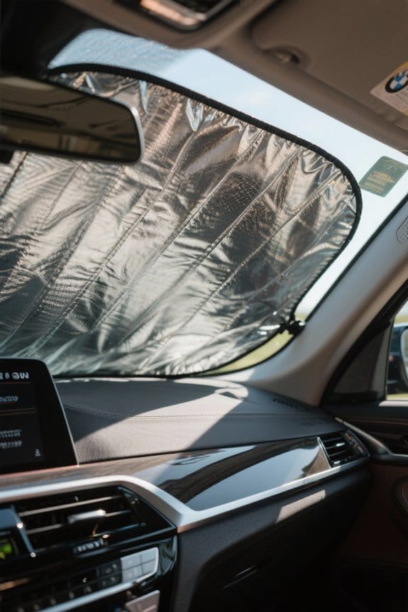 windshield sunshade fit and features